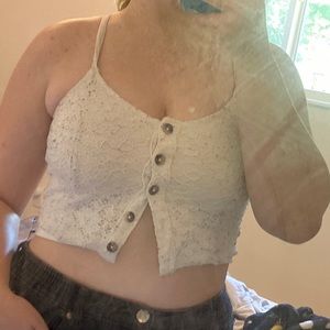 White tank top, Aeropostale Size: M US